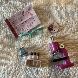 Our Generation Under the Microscope Science Set Complete 18” OG AG Doll